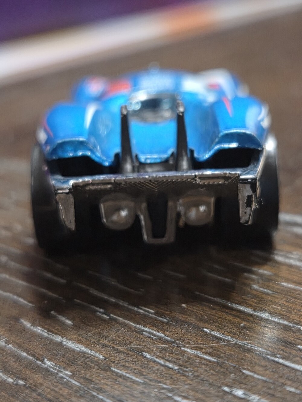 2007 Mattel Hotwheels 1186 Prototype H 24 1/64 Diecast Car Toy metallic blue - Picture 4 of 16